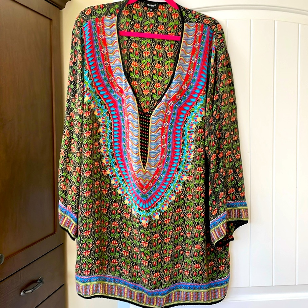 Tolani Silk Tunic size 1X